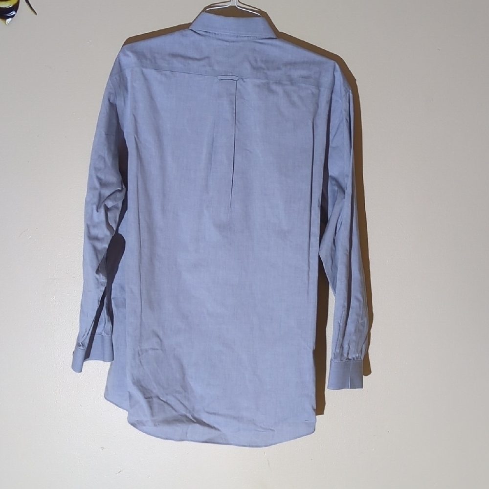 Stafford Executive Gray Cotton Shirt Size 17-34/35 - Picture 5 of 8